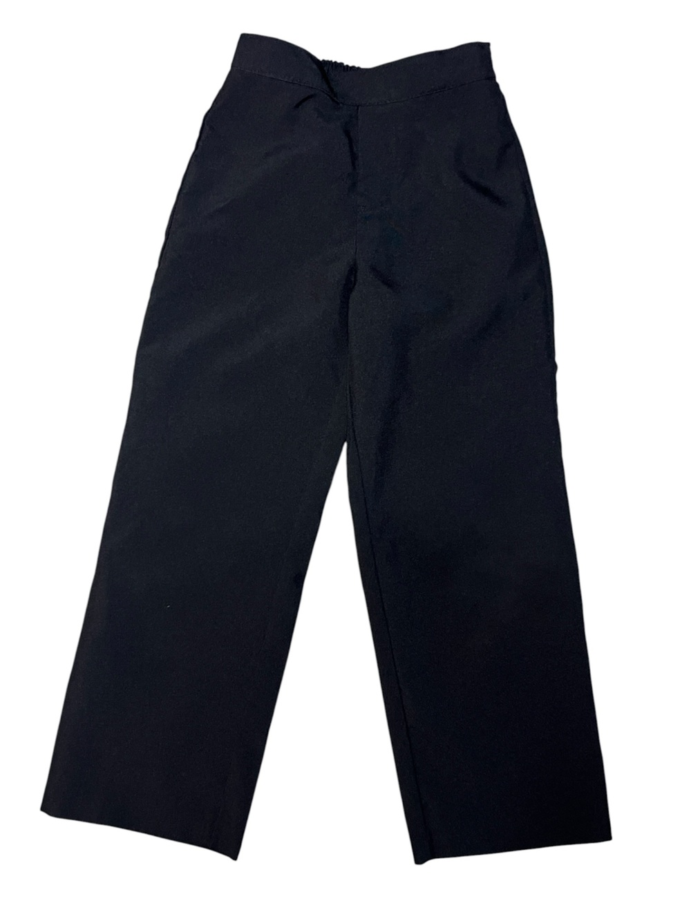 Kids Black Formal Dress Pants - Classic Straight Leg